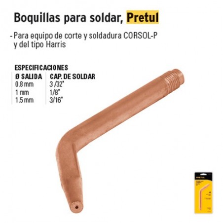 Boquilla Para Soldar PRETUL