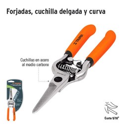 Tijeras para Poda Forjadas Cuchilla Delgada y Curva TRUPER