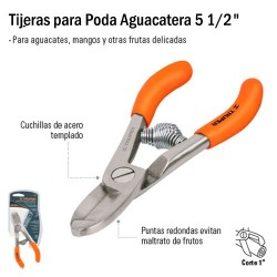 Tijeras para Poda Aguacatera 5 1/2" TRUPER