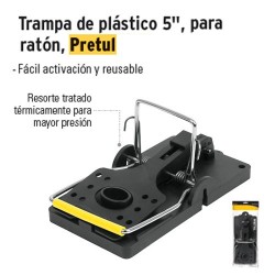 Bolsa con 2 trampas de 4 de madera para ratón, Pretul, Trampas Para Ratón ( Ratoneras), 23709