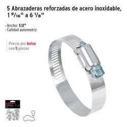 Abrazaderas Reforzadas de Acero Inoxidable FIERO