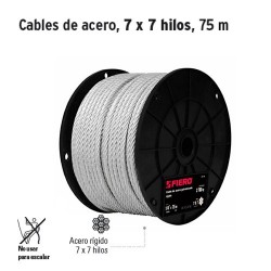 Cables de Acero 7 x 7 Hilos FIERO