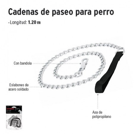 Cadenas de Paseo Para Perro FIERO