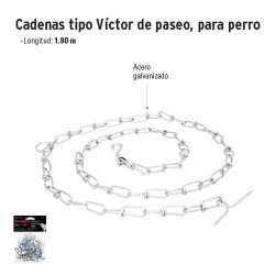 Cadena Tipo Víctor de Paseo Para Perro FIERO