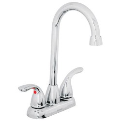 Mezcladora 4" para Lavabo Cuello Tipo Bar FOSET