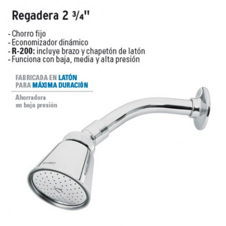 Regadera 2 3/4" FOSET