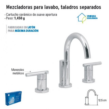 Mezcladoras para Lavabo Taladros Separados FOSET